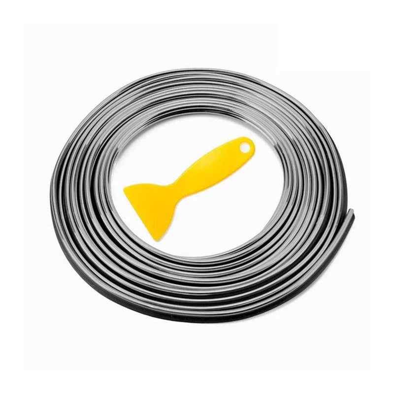 Interior trim strips, door panels, center console gaps, dashboard trim strips, chrome trim, aftermarket accessories